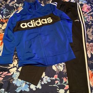 boy size 7 adidas jogging suit